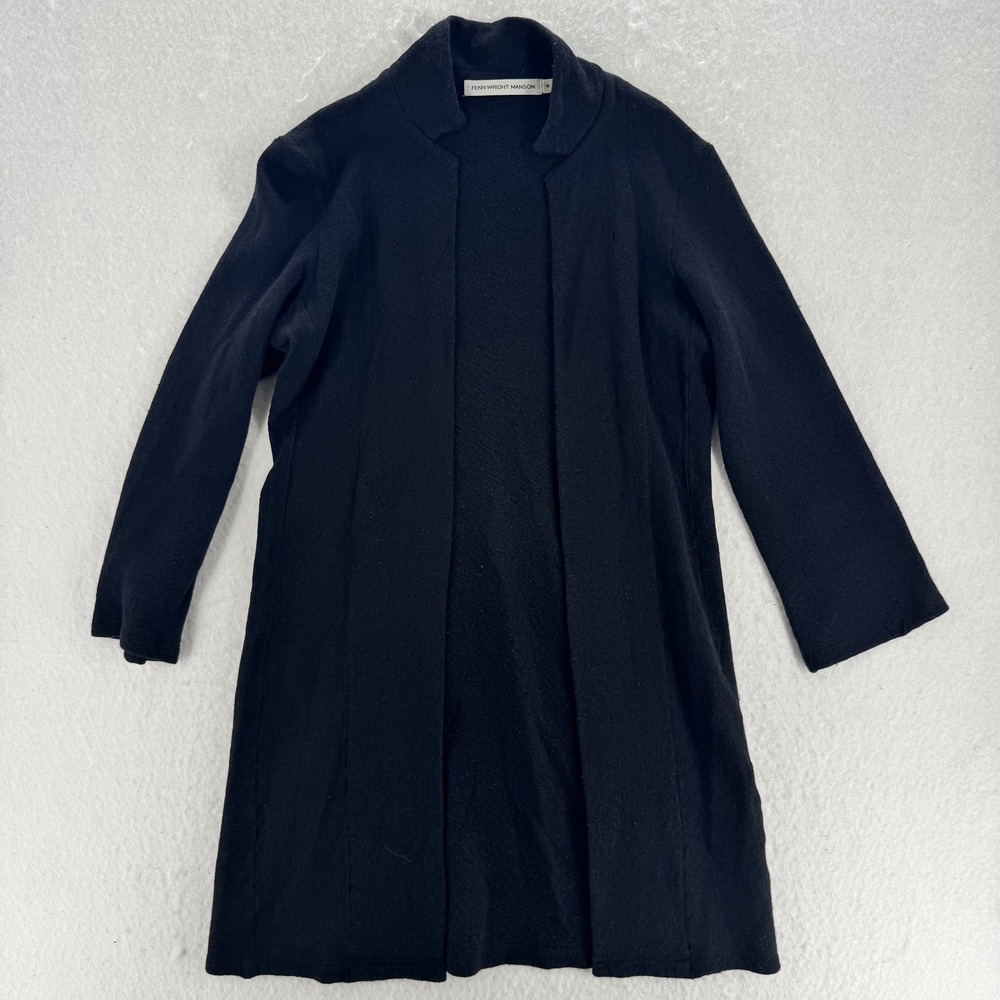 Fenn Wright Manson - Cardigan Open Front Mock Neck - Black - S - Womens